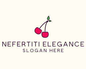 Red Cherry Cherries logo design