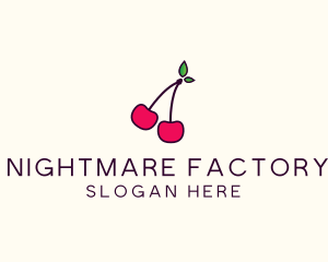 Red Cherry Cherries logo design