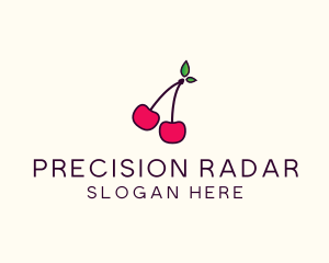 Red Cherry Cherries logo design