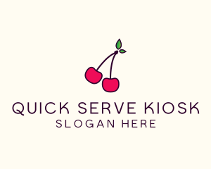 Red Cherry Cherries logo design