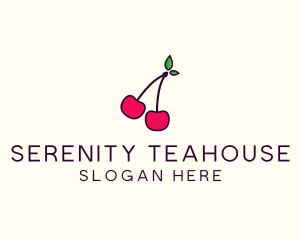 Red Cherry Cherries logo design