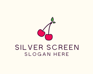 Red - Red Cherry Cherries logo design