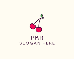 Red Cherry Cherries logo design