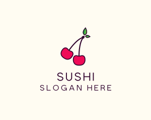 Red Cherry Cherries logo design