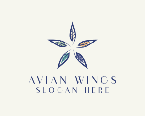 Avian Feather Wellness logo design