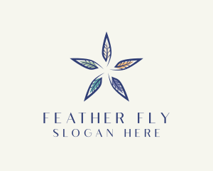 Avian Feather Wellness logo design