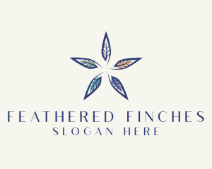 Avian Feather Wellness logo design