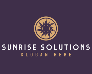 Resort Sun Beach logo design