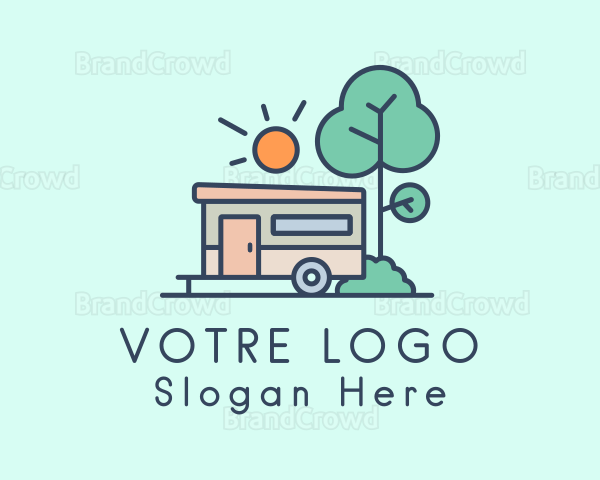 Travel Camper Van Logo