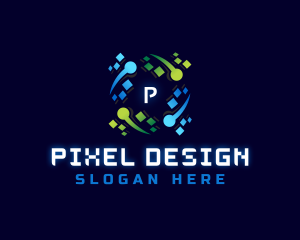 Pixel Circuit Programming logo design