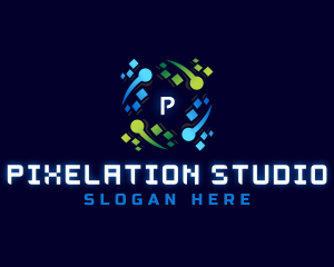 Pixel Circuit Programming logo design