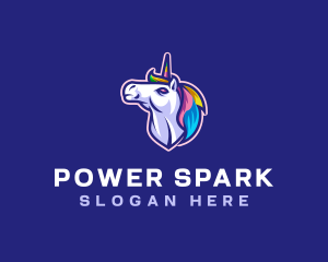 Unicorn Horse Gaming Logo