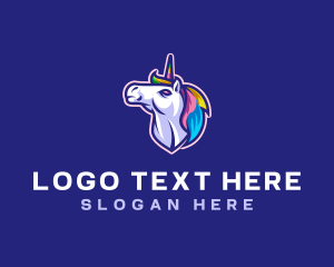 Unicorn Horse Gaming Logo