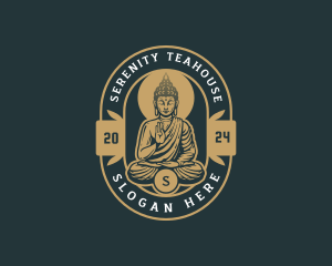 Meditation Buddhist Spa logo design