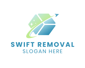 Removal - Plane Logistic Box logo design