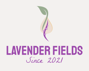 Lavender - Lavender Extract Oil logo design