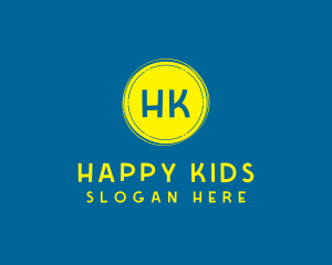 Kiddie Text Lettermark logo design