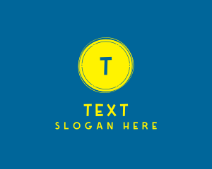 Kiddie Text Lettermark logo design