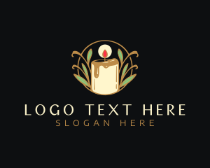 Floral Candle Wax Logo