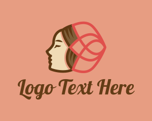 Lady - Female Beauty Blossom logo design