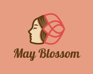 Female Beauty Blossom logo design