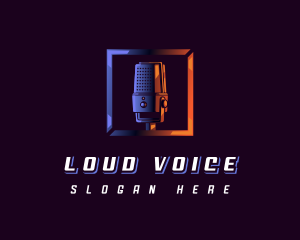 Audio Studio Microphone logo design