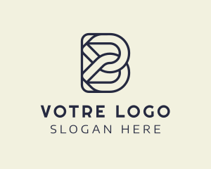 Blue - Modern Generic Letter B logo design