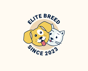 Puppy Cat Veterinarian logo design