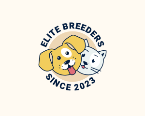 Puppy Cat Veterinarian logo design