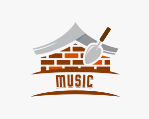 Brick Trowel Masonry Logo