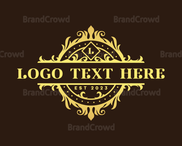 Elegant Ornamental Crest Logo