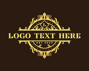 Decorative - Elegant Ornamental Crest logo design