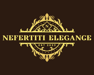 Elegant Ornamental Crest logo design