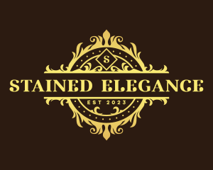 Elegant Ornamental Crest logo design