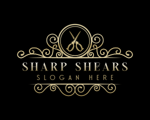 Shears - Scissors Shears Luxury logo design