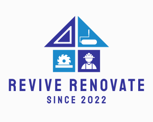 Renovate - Construction Builder Handyman logo design