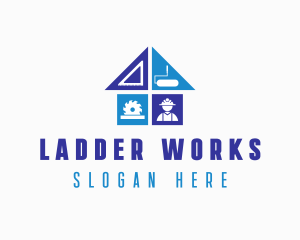 Construction Builder Handyman logo design