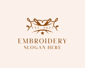 Needle Sewing Tailoring logo design