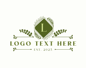 Leaf Foliage Banner Logo