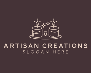 Artisanal Candle Decoration logo design