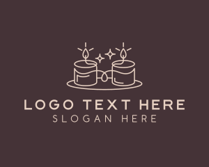 Artisanal Candle Decoration Logo