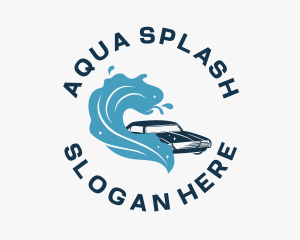 Car Wash Splash logo design