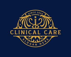 Medical Caduceus Hospital logo design