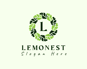 Leaf Wreath Wellness Logo