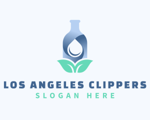 Purified - Distilled Water Bottle logo design