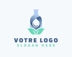 Plumber - Distilled Water Bottle logo design