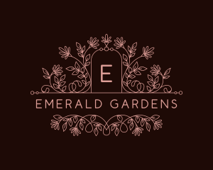 Flower Gardening Boutique logo design