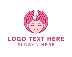 Mother - Newborn Baby Girl logo design