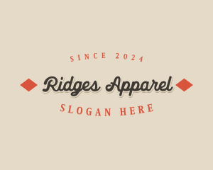 Hipster Apparel Clothing logo design