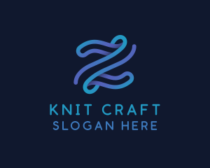 Knit - Knitting Thread Clothing logo design